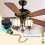 3 Pack Ceiling Fan  3 Speed 4 Wire Zing Ear ZE-268S6 Fan Pull Chain  Replacement Speed Control 7