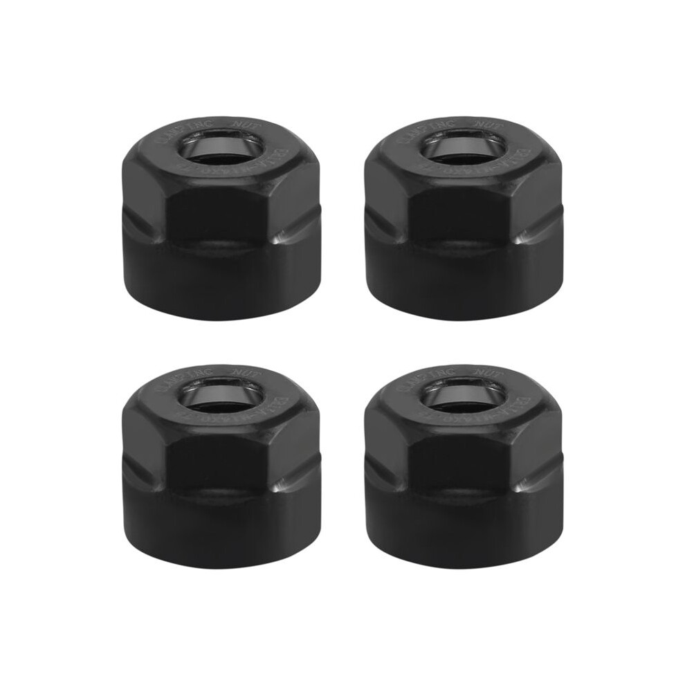 4Pcs Er11-A Type M14 Thread Collet Clamping Hex Nuts, For Cnc Milling Chuck Holder Lathe 6031002578574