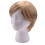 Short Layered Fluffy Wavy Full Synthetic Wig Blonde Highlights 2