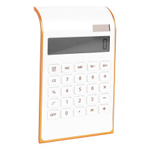 Calculator, Slim Elegant Design, Office/Home Electronics, Dual Powered Desktop Calculator, Solar Power, 10 Digits, Tilted LCD Display, Inclined