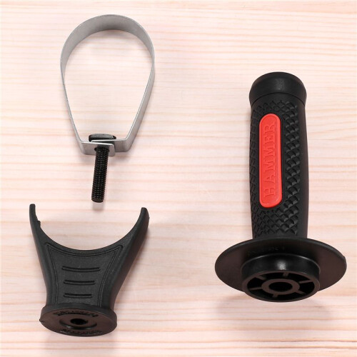 Hammer Drill Handle Plastic Side Front Auxiliary Handle for 26 Tools Drill Replacement Plastic Side Handle 2