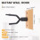 Violin Rack Hanger Violin Wall Mount Violin Wall Hook Solid Wood Base Violin Rack Can Hang Violin Bow 7