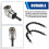 Flexible Drill Extension Hex Shank Drill Nut Driver Bit Set, Bendable Drill Bit,Universal Socket Adapter Set 5
