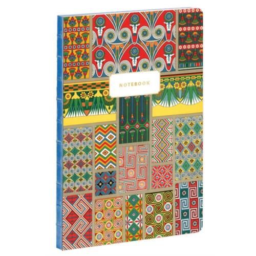 Ancient Egypt Patterns Albert Racinet A5 Notebook by Albert Racinet Ot