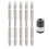 5Pcs S2 Screwdriver Bits Set 100Mm Phillips Strong Magnet Driver Steel Double  Hex Shank With Magnetizer Ring 1