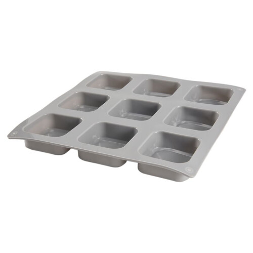 2 Pack Silicone Soap Molds 9 Cavities Square Soap Mold DIY Handmade Silicone Mold for Soap Making 1