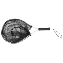 Aluminium Schepnetten Vliegvissen Vis Saver Nylon Knooploos Mesh Forel Handnet