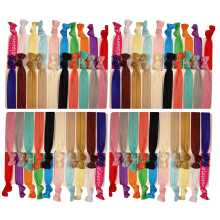 Haarbanden Ponytail Houder "Effen Assortiment" (Beschikbaar in Diverse Aantal Verpakkingen) Ouchless Rekbare Elastische Styling Accessoires