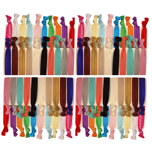 Élastiques à cheveux "Assortiment uni" (Disponibles en plusieurs quantités) sans marque Ouchless