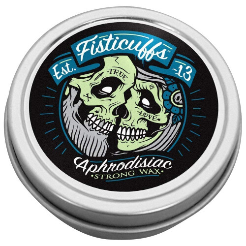 Grave Before Shave Cire à Moustache Fisticuffs Forte Odeur Cuir/Cèdre 1 OZ.