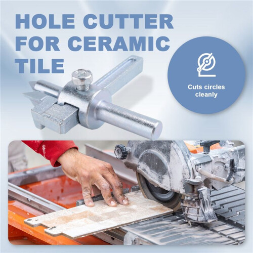 Adjustable Circle Tile Cutter Hole Cutter For Ceramic Tile Tungsten Carbide Drill Bit For Electronic Tool Ceramic Tile Power Tool Accessory 2