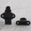Aluminum Alloy Security Automatic Window Gate Lock Spring Bounce Door Bolt , Black 7