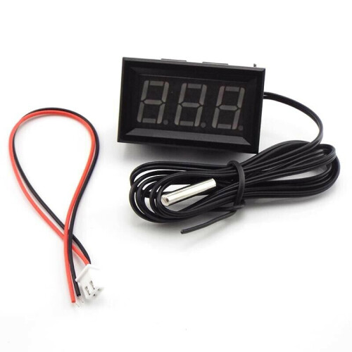 12V LED Digital Display Thermometer -50- 110 Celsius Car Meter Temperature Vehicle 2