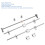 15Pcs 400Mm Optical Axis Guide Bearing Housings Linear Rail Shaft Support Screws Set 5
