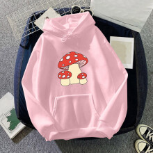 Womens Cute Sweatshirt Kawaii Mushroom Hoodie For Teen Girls Fashion