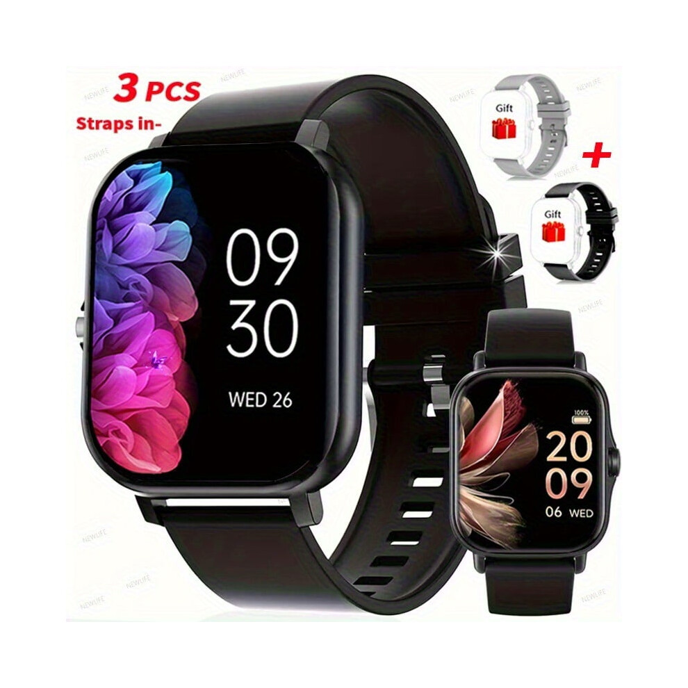 Unisex 1.83'' Call Smartwatch - 100+ Sport Modes, Ai Voice Control, Free Strap, For Ios & Android, Ideal Gift 9110895627808