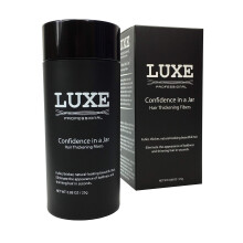 LUXE Hair Thickening Fibers - CONFIDENCE IN A JAR - 2 Months+ Supply! - Hypoallergenic, Dermatologist Tested - Multiple Colors Available (Dark Brown)