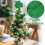 Green Shamrock Tree Topper for St Patrick's Day 5