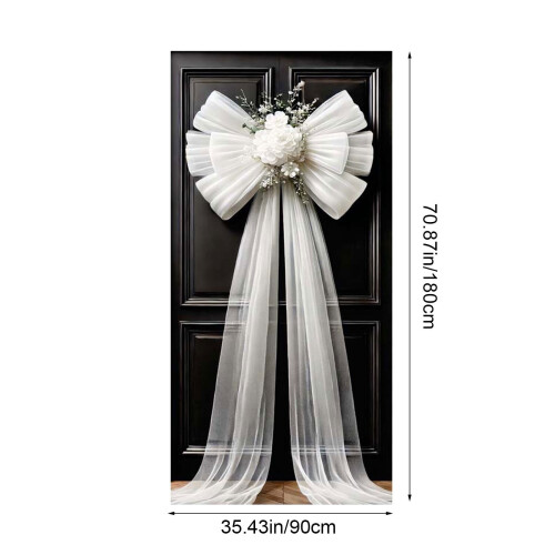 Capa de porta do Papai Noel de 35x71 polegadas – Decoração de Natal para ambientes internos e externos, compatível com portas padrão. 2