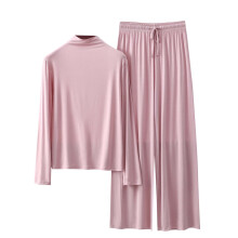 2025 Dames tweedelige huispakset met lange mouwen, casual outfits voor thuis, vakantie, lente nachtkleding