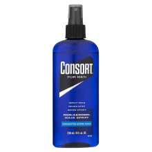 Spray para el Cabello Consort para Hombres, Fijación Extra, Sin Aroma, No Aerosol - 8 oz (Paquete de 4)