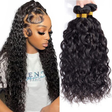12A Wasserwelle 3 Bundles Menschenhaar 12" 14" 16" 300g 100% Unverarbeitet Brasilianisches Haar
