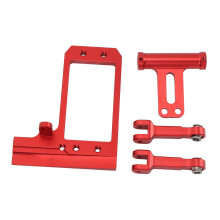Support de servo RC VP F10 1/10 direction hydraulique rouge