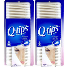 2 x Q-tips Cotton Swabs, 625 pz