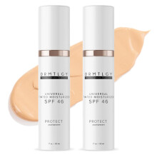 DRMTLGY Universelle Tönungscreme mit SPF 46. Universelle Tönung. All-in-One leichte Tönungspflege mit Breitbandschutz