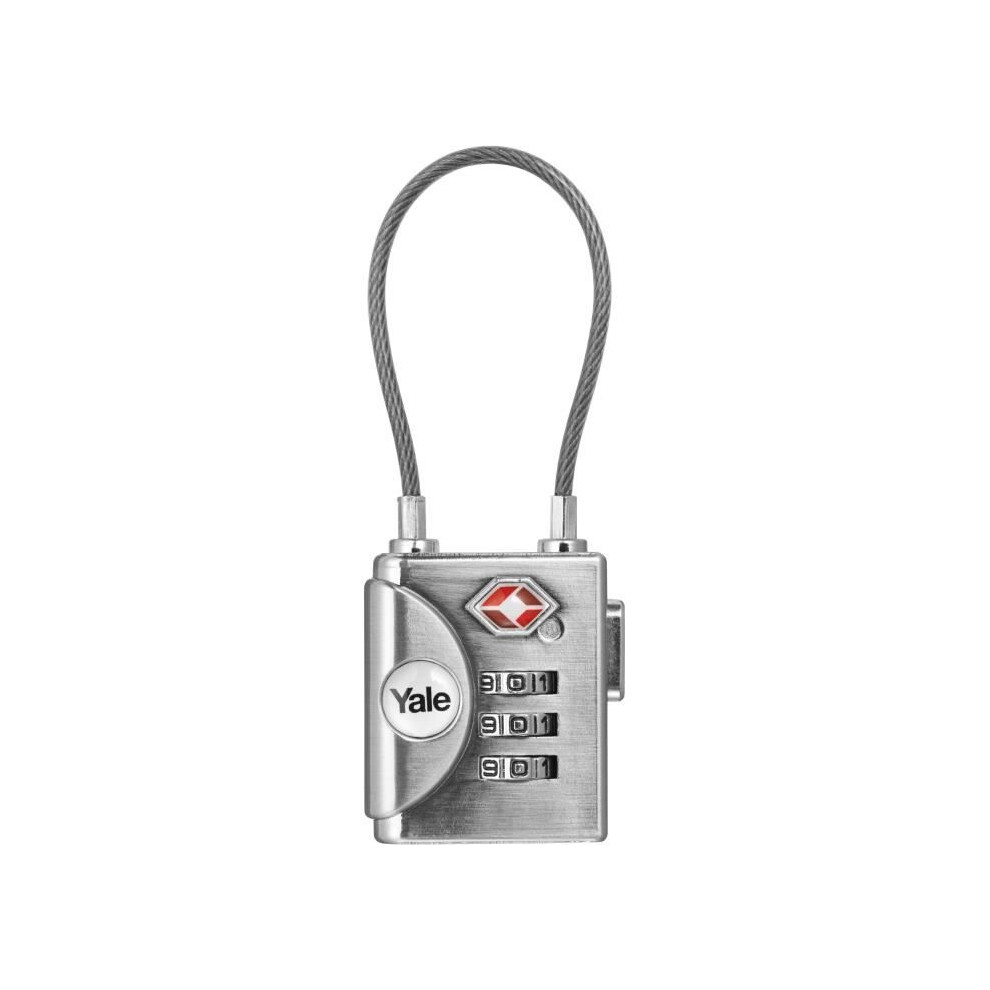 Yale Locks YTP3/32/350/1 YaleÂ TSA Padlock Soft Shackle 32 mm