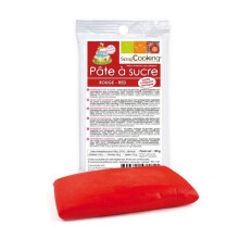 Pasta de azúcar roja (vainilla) - calidad profesional. - 1...