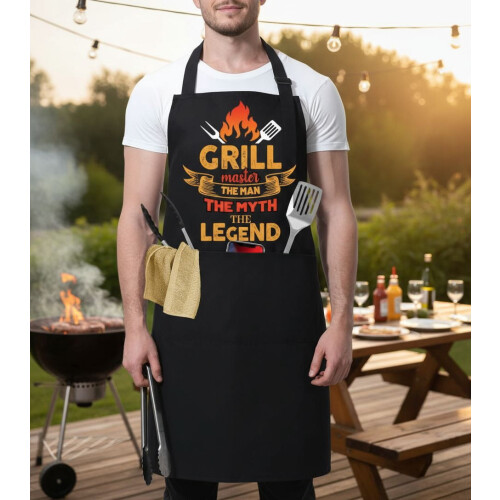 Grilling Apron for Men BBQ Grill Master One Size