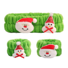 Lot de 2 bandeaux animaux mignons pour se laver le visage et se maquiller