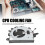 Ventola di raffreddamento CPU 4-pin DC5V 0.5A per Ideapad S145-15 7