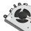 Ventola di raffreddamento CPU 4-pin DC5V 0.5A per Ideapad S145-15 3