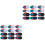 Set Aus 2 Schutzabdeckungen Für Webcam 8X0.9Cm Weiß 3