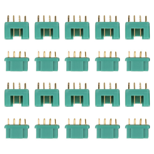 Καλής απόδοσης επαφής MPX Multiplex 6Pin Connector, Σετ επιχρυσωμένων συνδέσεων με υλικά