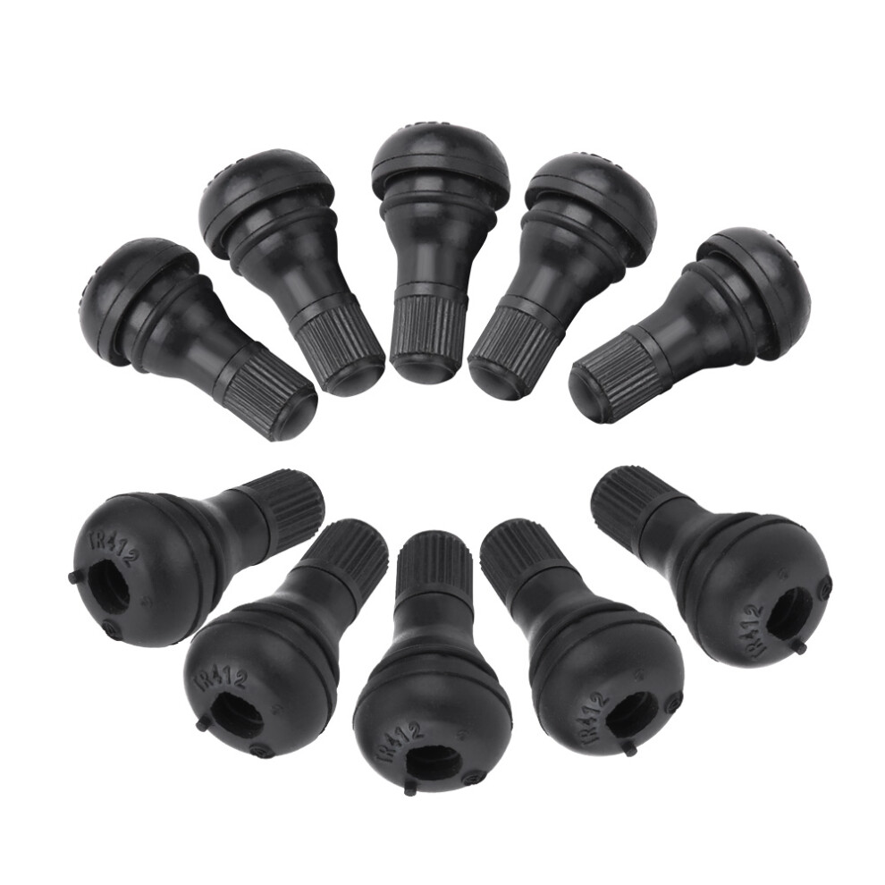 Universal Fitment Epdm Rubber Construction Tubeless Tire Valve Stems High Temperature Brass Valve Cores Ozone Tested Corrosion Resistance Snap-In 9338982329224