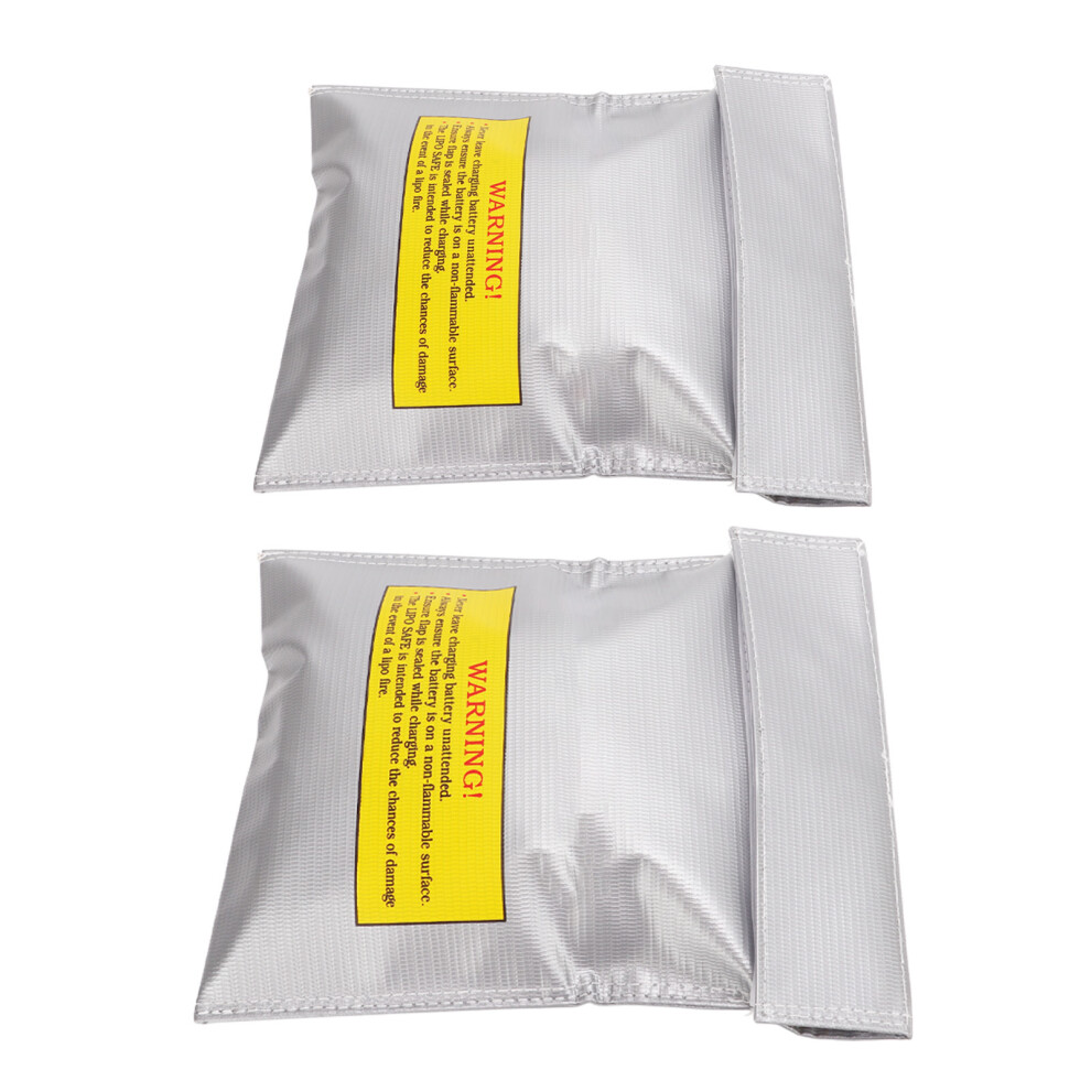 2 Pcs Lipo Battery Safety Bag - Fireproof And Explosion-Proof Storage` 3151373777024