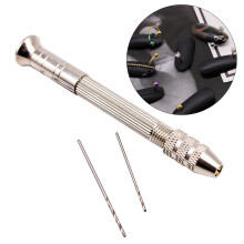 DIY Pendant Punch Nail Art Piercing Tool Manicure Accessory with Interchangeable Drill Bits for Charm Hanging and UV Gel Nail Designs