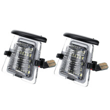 2Pcs Signal Lamp Car Rear Bumper License Plate Holder LED Light for JK JL 2007-2021 Car Accessories