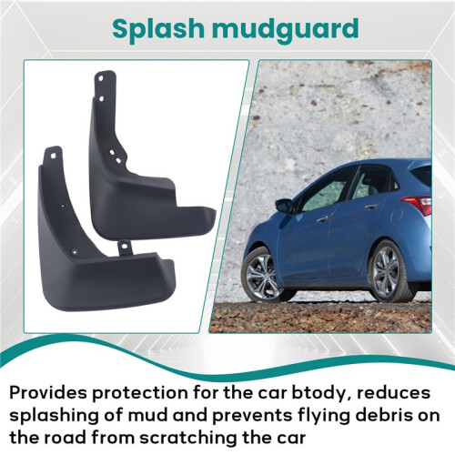Car Front and Rear Mudguards -Proof Mudguards Tires -Proof Mudguards for  I30Cw Wagon 2007-2012
