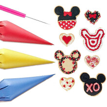 122Pcs Tipless Piping Bags - 100Pcs Disposable Piping Pastry Bag for Icing/Cookies Decorating -Cake Decorating Tools