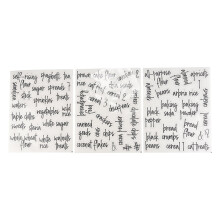 168PCS Pantry Label Printed Home Containers Jars Bottles Tags Waterproof Transparent Self-Adhesive Food Label Stickers