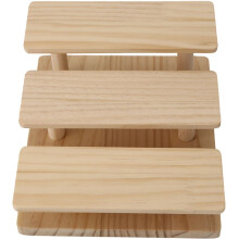 PréSentoirs en Bois 3 Couches Verres PréSentoir Porte-Bijoux Support Bois Organisateur Plateau pour Armoire Bureau