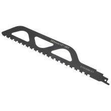 Reciprocating Saw Blade Carbide Tungsten Carbide Saw Blade for Cutting Porous Concrete, Fibre Cement, Brick 305mm/12inch