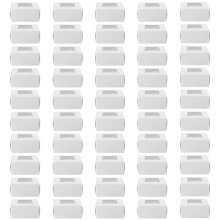 50 Pieces Paper Box with Window Present Packaging Box Treat Box for Homemade Soap Treat Bakery Candy (White)