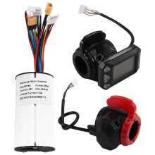 36V 350W Folding Scooter Controller Kit Electric Scooter Controller LCD Display Brake Accelerator Throttle Set(36V)