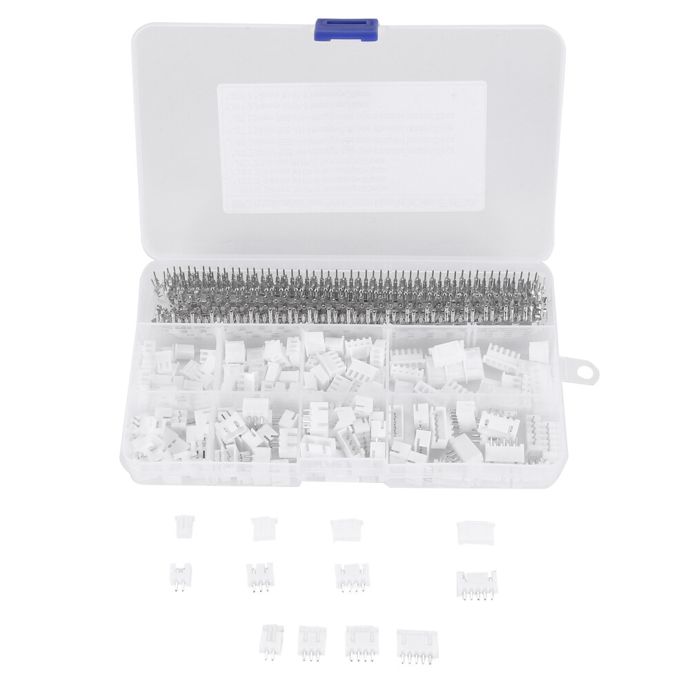560Pc 2.54Mm Jst-Xhp 2/3/4/5 Pin Housing With 2.54Mm Jst Xh Male/Female Pin Header Dupont Wire Connector Kit 4712710556956