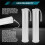4 Pack Extendable Plastic Paint Brush Case, Clear Long Paint Brush Holder Tube, Storage Pencil Container 4